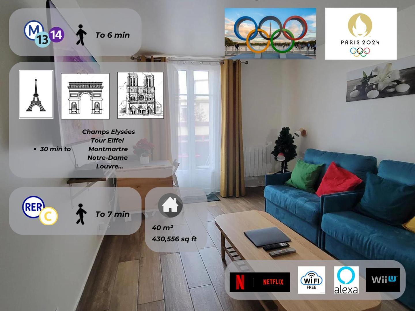 Amazing Apartment A Stone'S Throw From The City Of Lights - Paris Clichy Exterior foto
